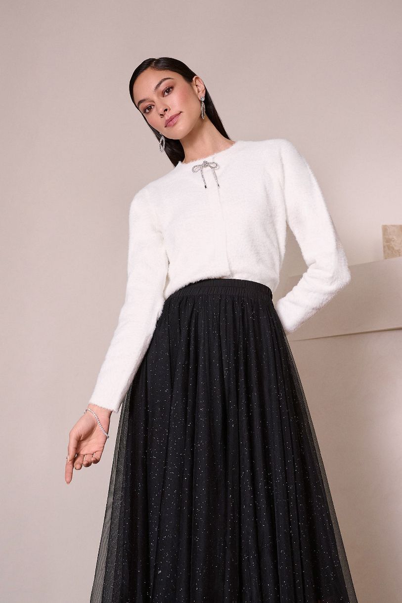 CARDIGAN PLUME DÉLICATE