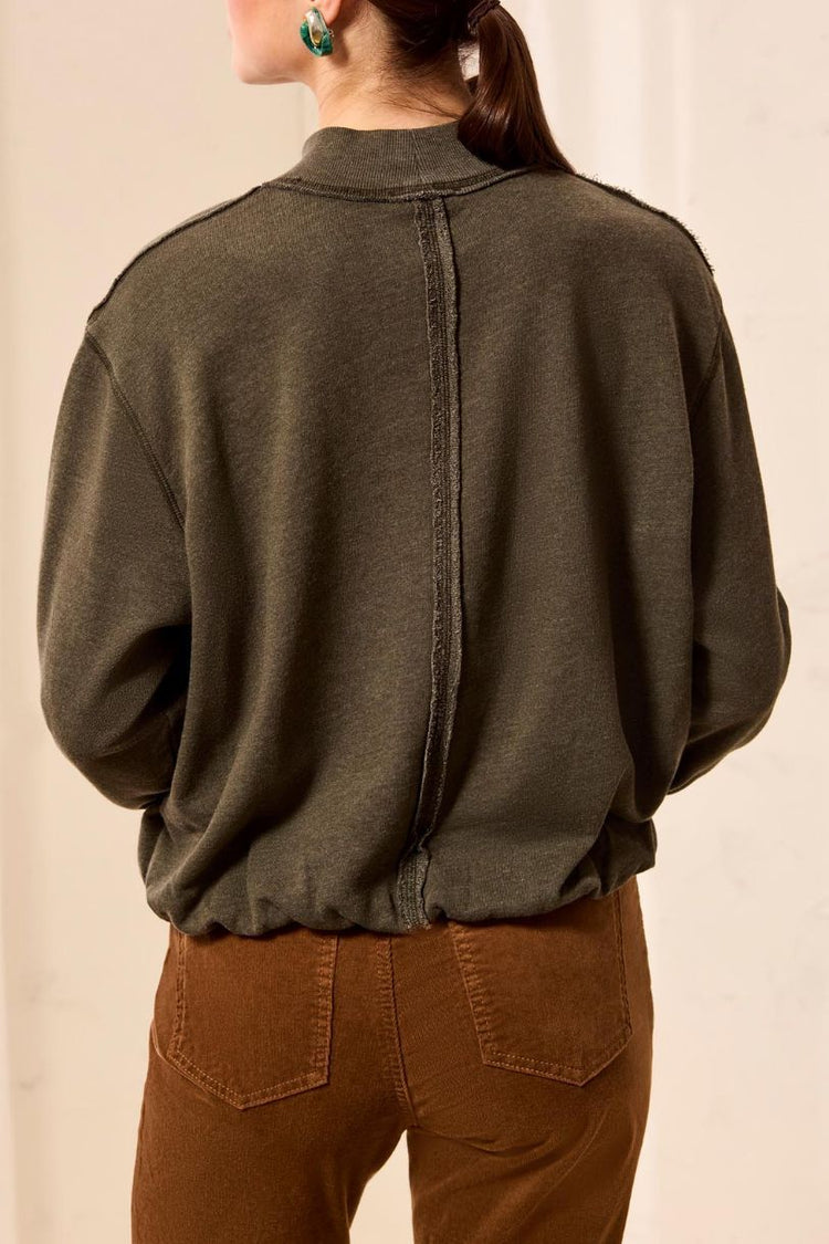 TRIBAL CHANDAIL BUBBLE SWEATSHIRT