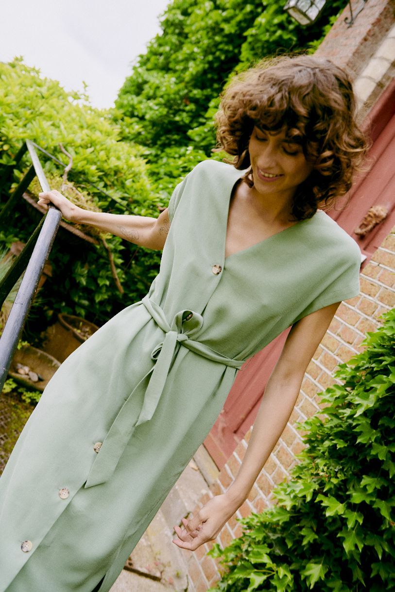 ROBE LONGUE AVEC SAGESSE DALANO