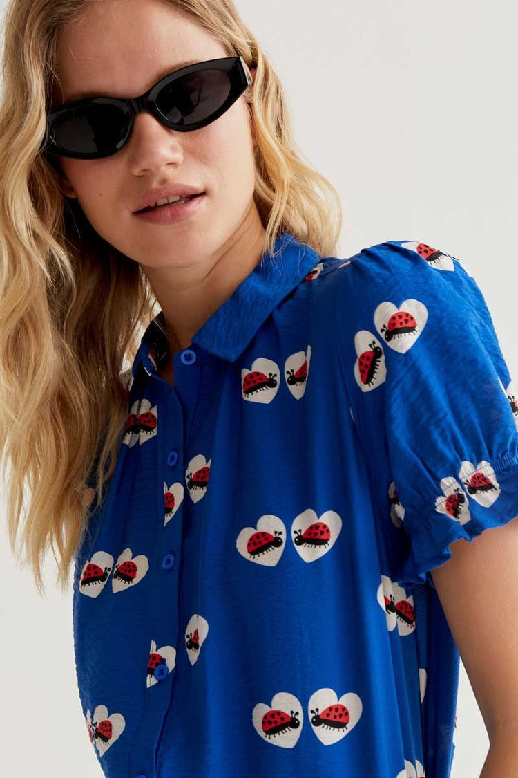 CHEMISIER PETITE COCCINELLE