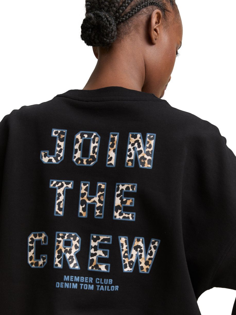 CHANDAIL EN COTON OUATÉ JOIN THE CREW