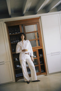 JEANS DROIT KIMU ET SON ORNEMENT