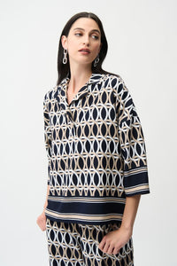 BLOUSE L'AUDACIEUSE GÉOMÉTRIE