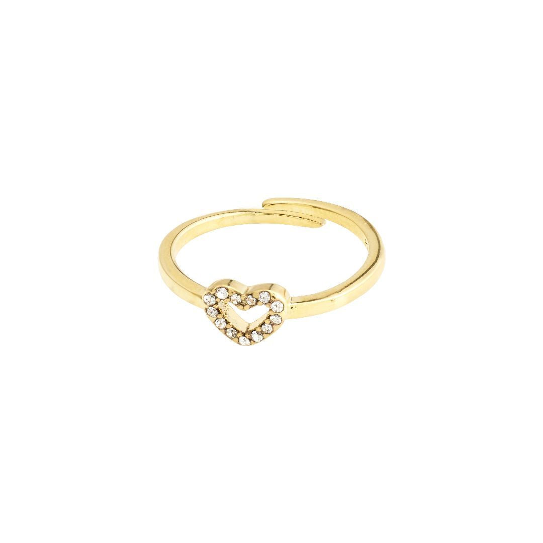 BAGUE RECYCLÉE COEUR BRILLANT LULU