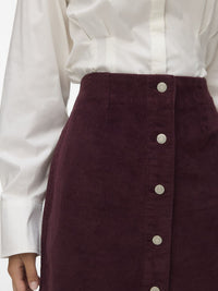 VERO MODA JUPE ETTA CORD SKATER