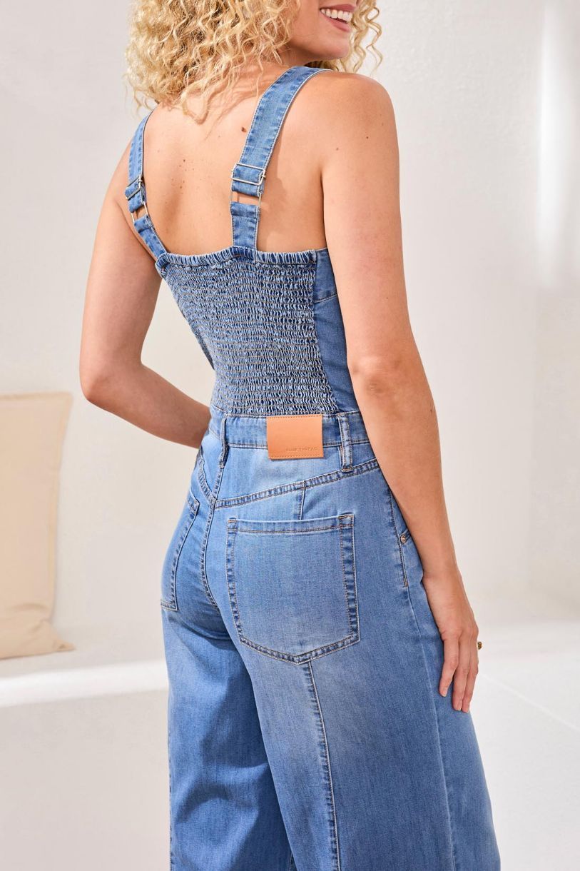 JUMPSUIT EN JEANS TRIBAL FÉMINIE & SEXY