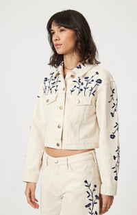 JACKET DE JEANS FLOWER & HARMONY