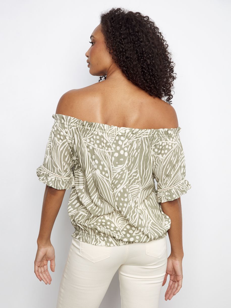 BLOUSE À UNE ÉPAULE DE LA PERFECTION