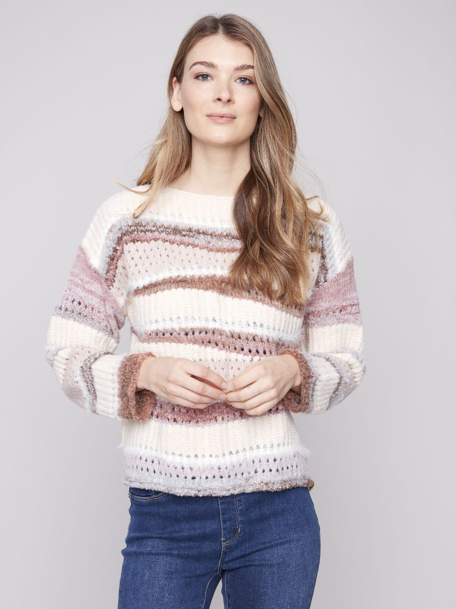 PULL CHENILLE DEVIENDRA PAPILLON