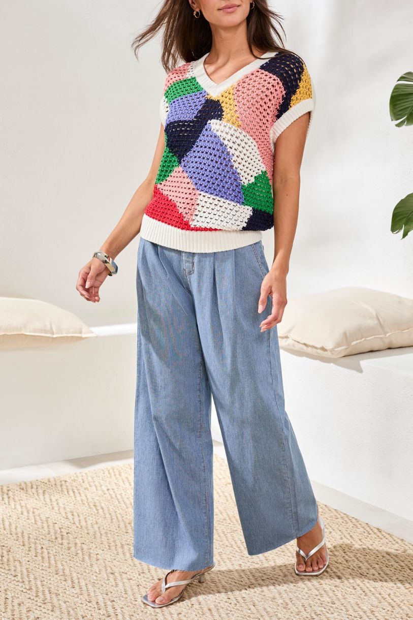 CHANDAIL LE PATCHWORK