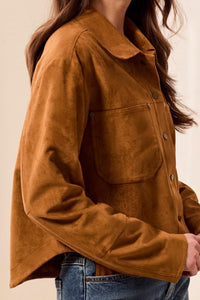 TRIBAL SHACKET FLOWY SUEDE