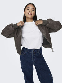 JACKET BOMBER JANE FAUX CUIR