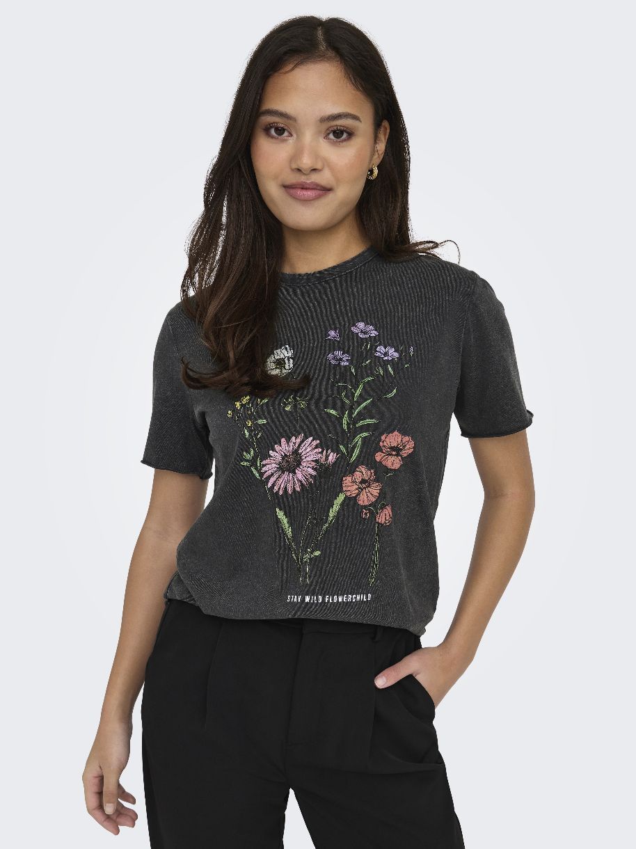 T-SHIRT LUCY STAY WILD FLOWERCHILD