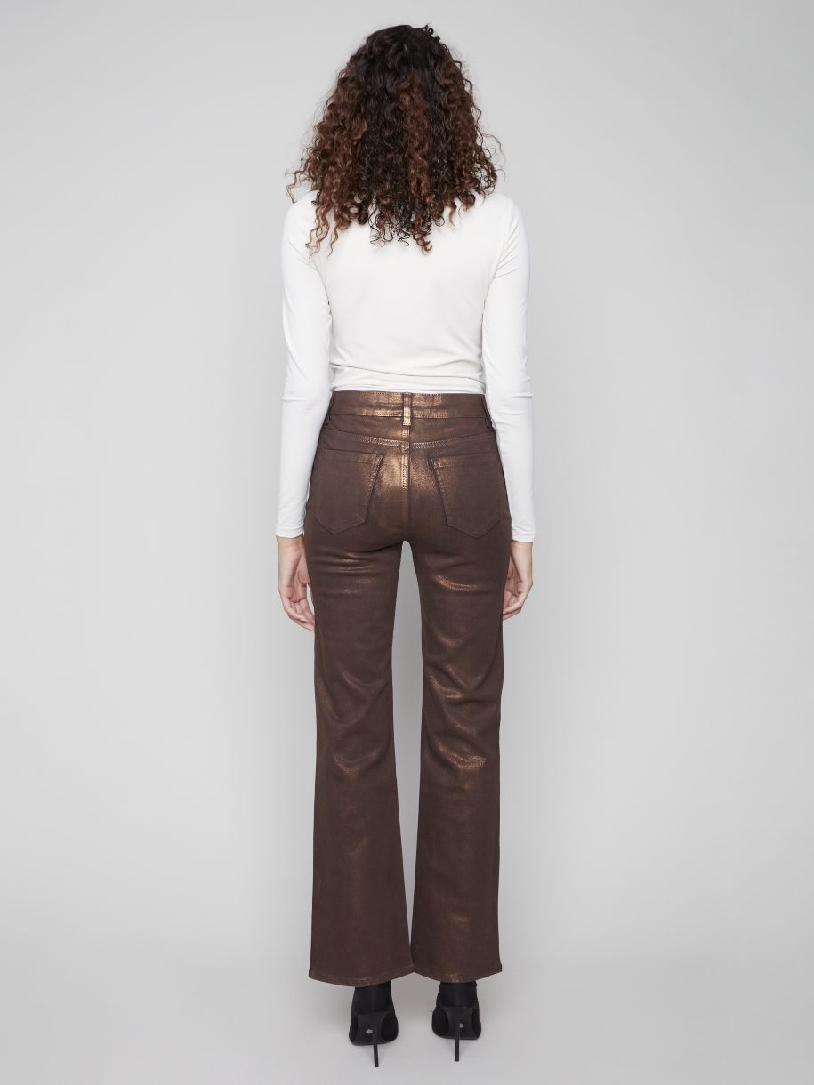 PANTALON ÉVASÉ LA RICHESSE DU CUIVRE
