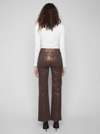PANTALON ÉVASÉ LA RICHESSE DU CUIVRE