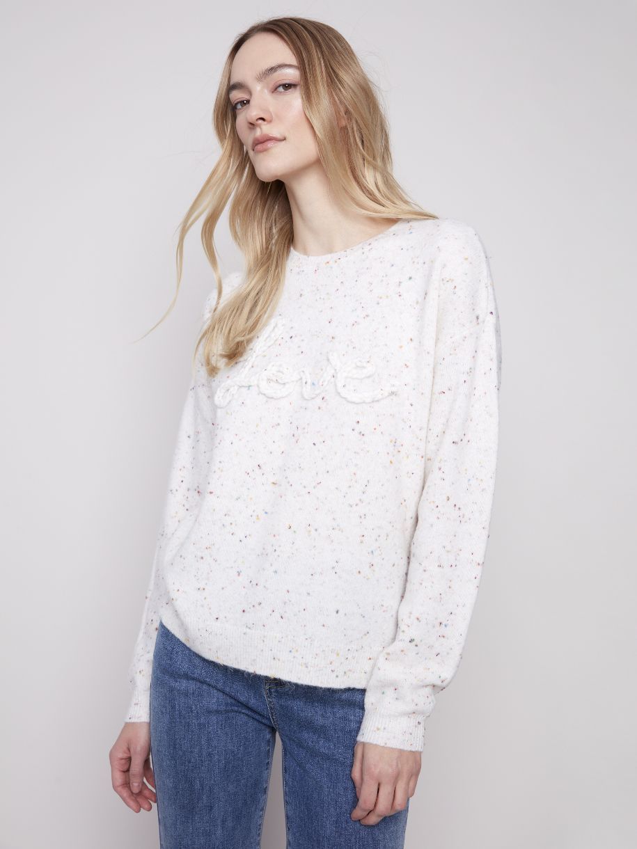 PULL LOVE ET CONFETTIS