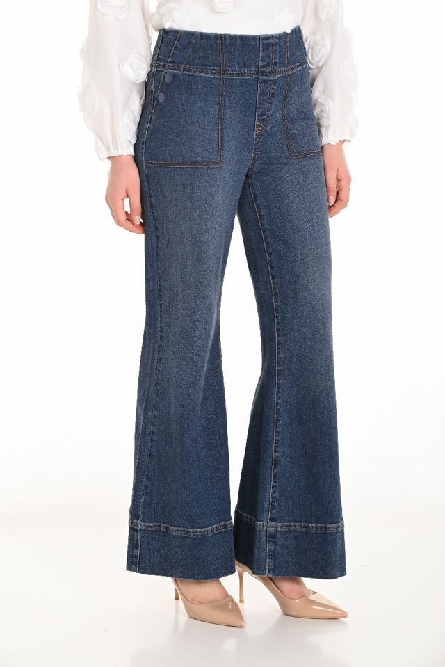 JEANS ÉVASÉ RETOUR EN ARRIÈRE