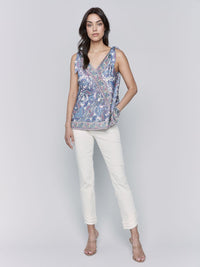 TOP CHIC FOULARD PAISLEY