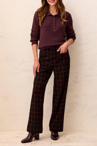 TRIBAL PANTALON TAILLE HAUTE À BRAQUETTE