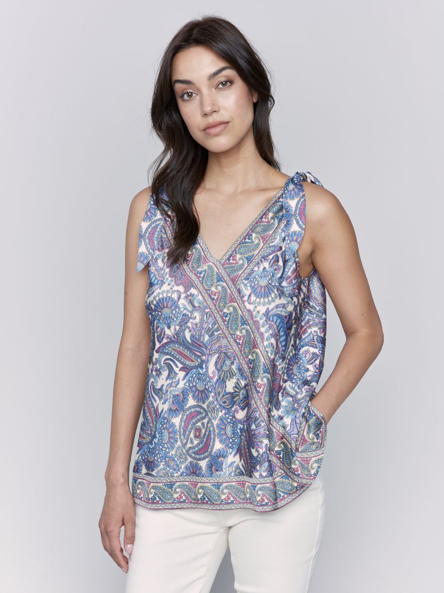TOP CHIC FOULARD PAISLEY