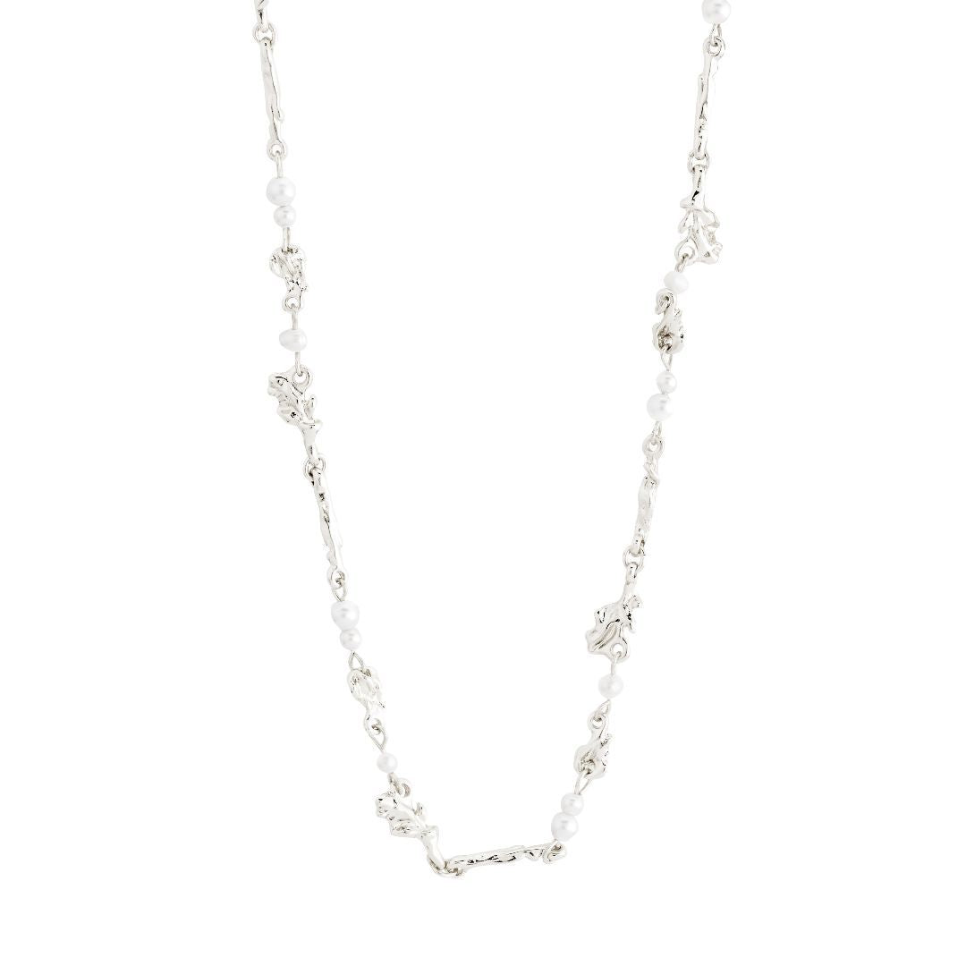COLLIER PERLE D'EAU ET VERRE ET SLOAN