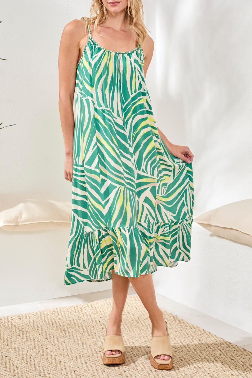 ROBE LONGUE LE ZÈBRE DANS LE PRÉ
