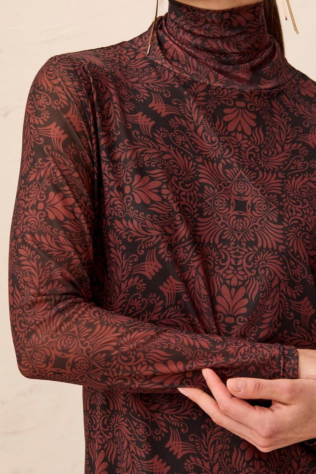 TRIBAL CHANDAIL EN MÈCHE RUSTICBROWN