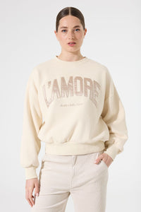 CHANDAIL EN COTON OUATÉ L'AMORE