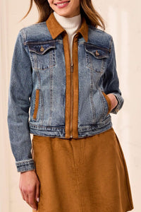TRIBAL JACKETS DE JEANS ET SUÈDE