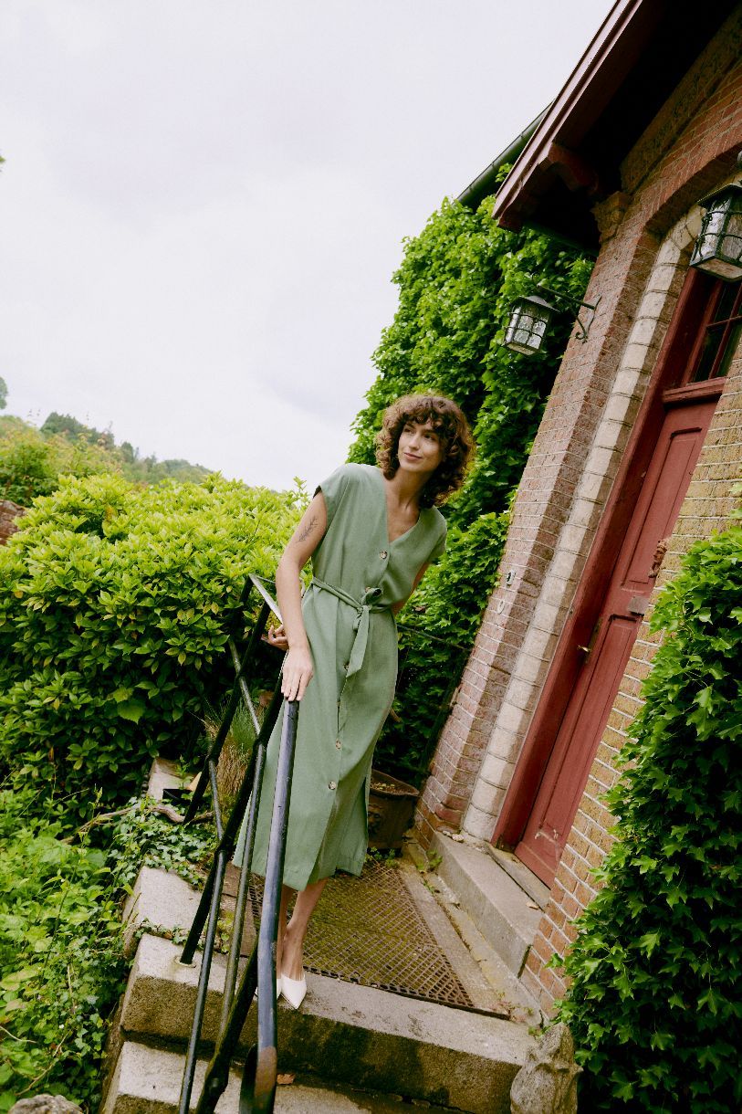 ROBE LONGUE AVEC SAGESSE DALANO