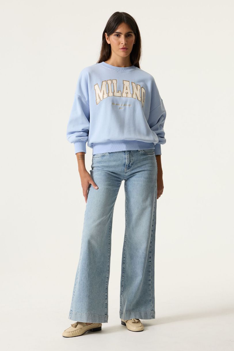 CHANDAIL EN COTON OUATÉ MILANO