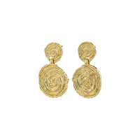 BOUCLES D'OREILLES AIR PENDENTIF SPIRALE