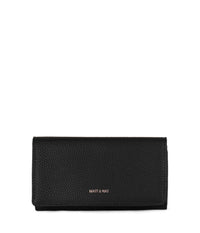MATT & NAT PORTEFEUILLE MAIRI GRAIN BLACK