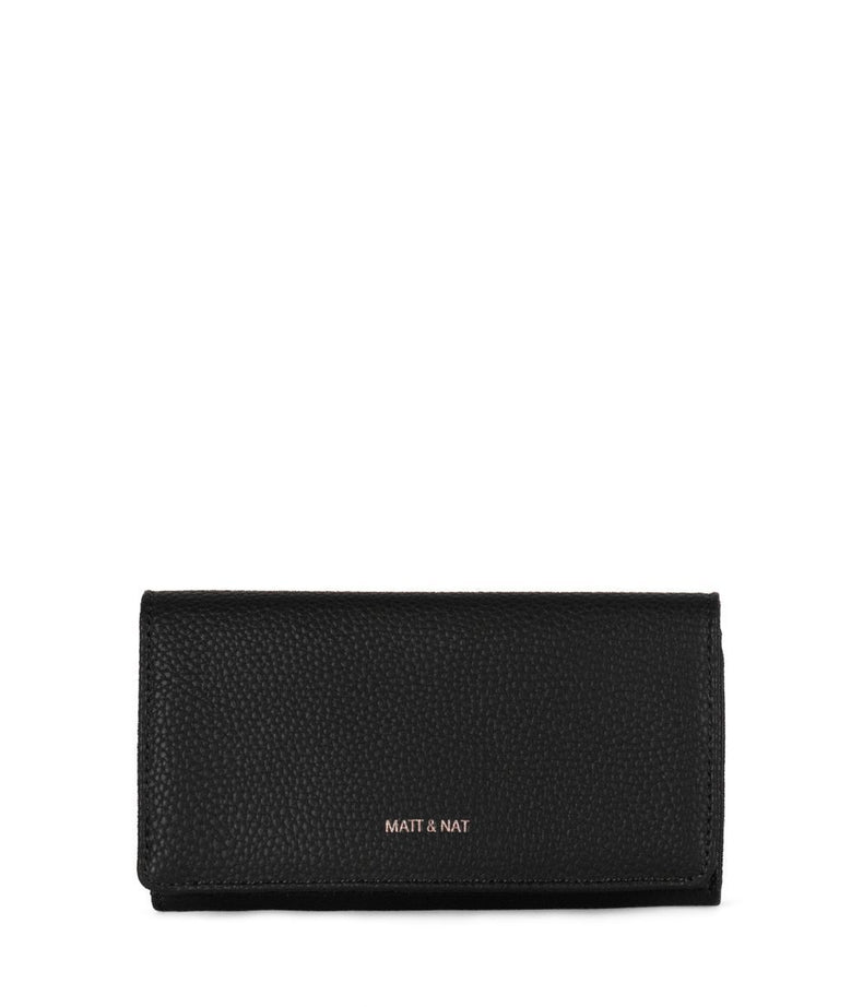 MATT & NAT PORTEFEUILLE MAIRI GRAIN BLACK