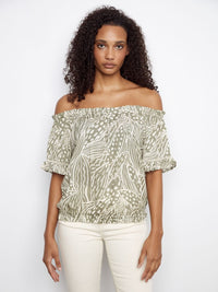 BLOUSE À UNE ÉPAULE DE LA PERFECTION