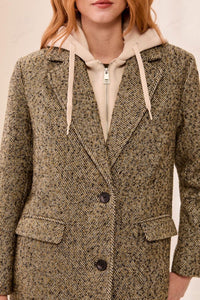 TRIBAL MANTEAU FOOLER-SADDLEBROWN
