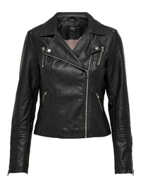 JACKET GEMMA FAUX CUIR BIKER