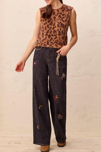 TRIBAL JEANS EMBROIDERED
