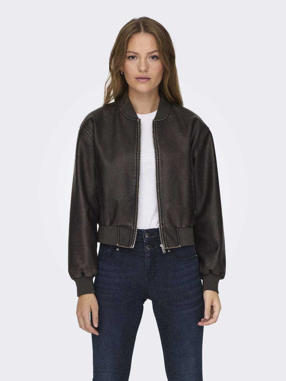 JACKET BOMBER JANE FAUX CUIR