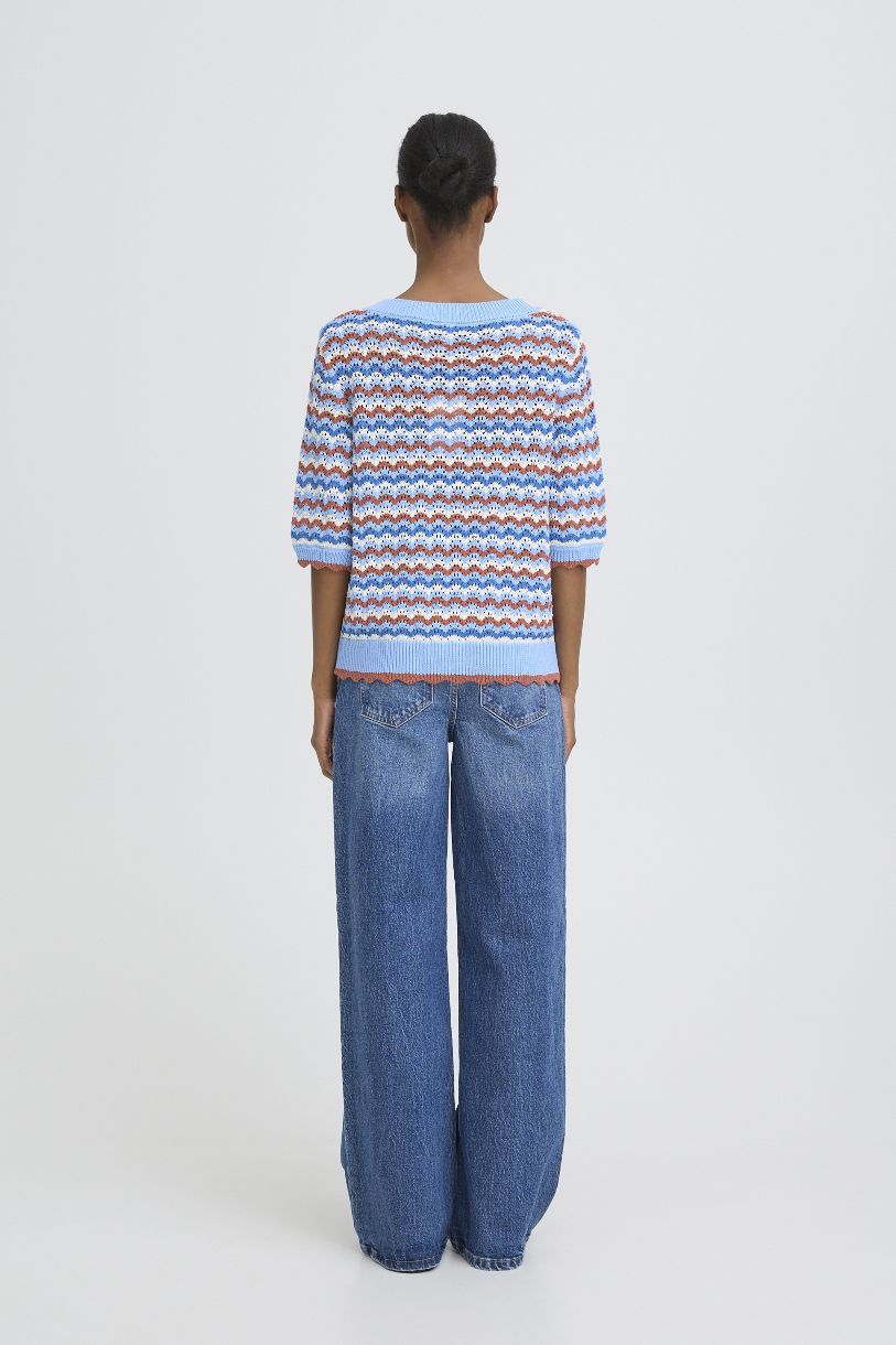 CARDIGAN NERO POINTELLE L'ACCENT FRANÇAIS