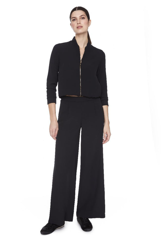 BOMBER UP SOLID VEGAN SILK