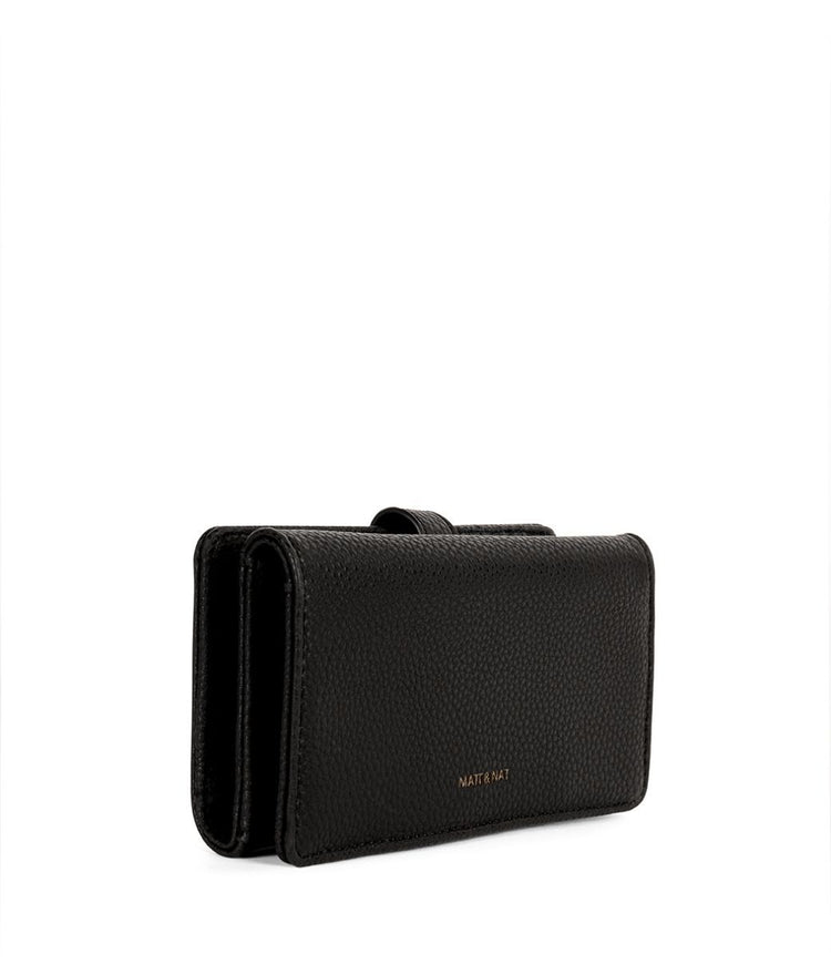 MATT & NAT PORTEFEUILLE MAIRI GRAIN BLACK