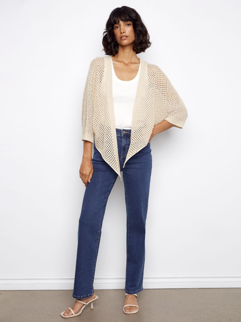 CARDIGAN SE PRENDRE DANS SON FILET