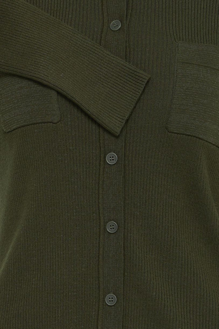 ICHI CARDIGAN IHLULS RIB POLO