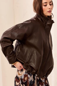 TRIBAL JACKET SADDLEBROWN