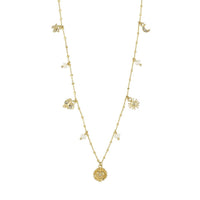 COLLIER MYLAN BRELOQUES CRISTAUX