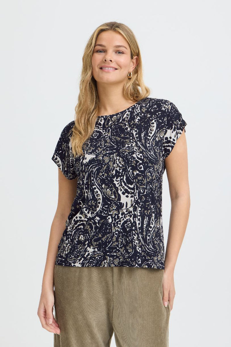 FRANSA T-SHIRT FRAMY