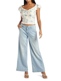 JEANS GUESS LARGE CROP ZOYA
