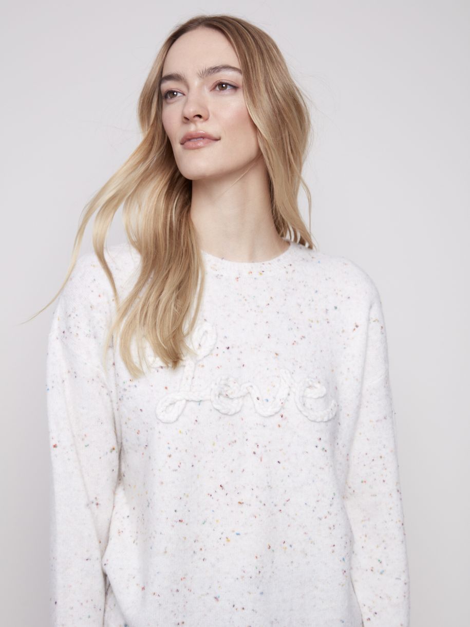 PULL LOVE ET CONFETTIS