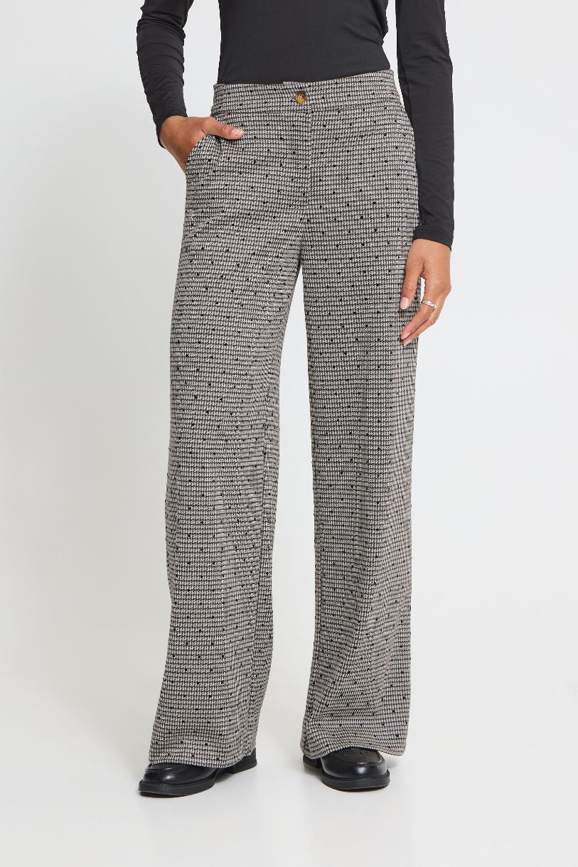 PANTALON LARGE KATE CHECKIT
